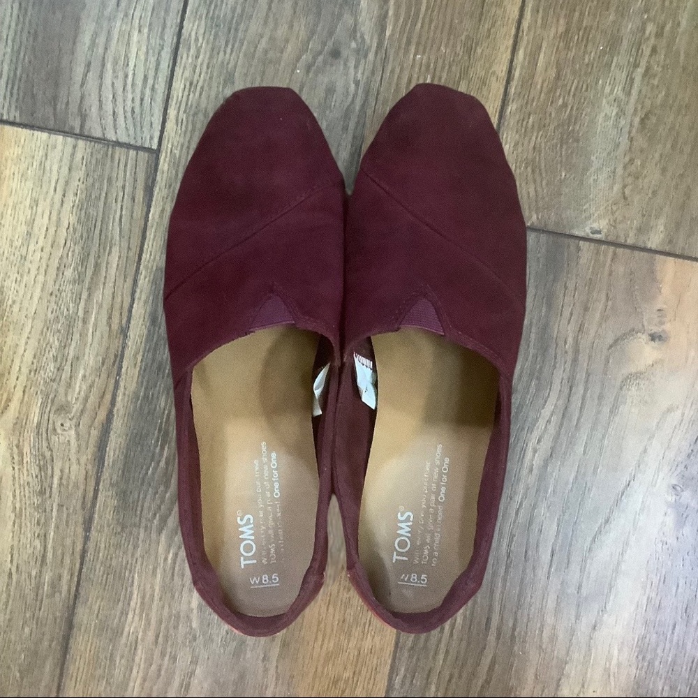 TOMS Alpagata Crepe Shoes Size8.5 - Picture 2 of 6